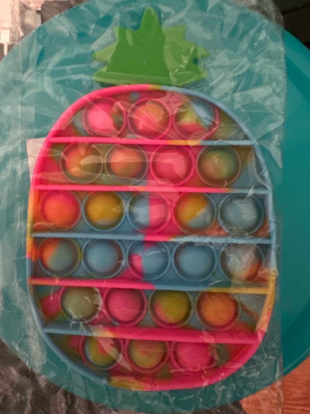 Pineapple Silicone Pop-It Fidget Toy